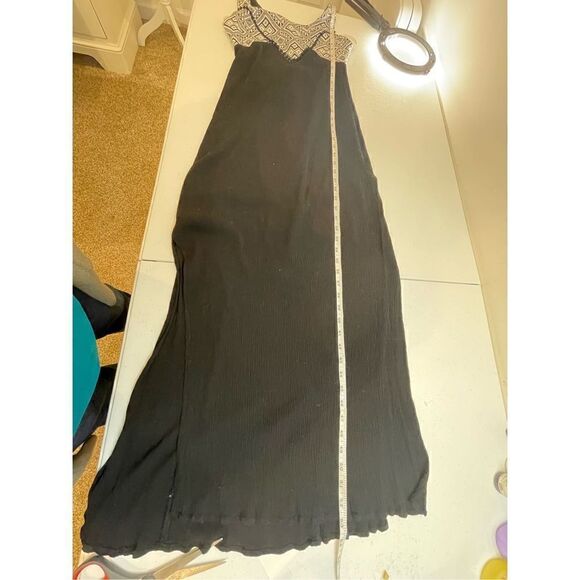 Maurice’s women’s size 0 maxi lined dress sleeveless black white - Picture 4 of 7